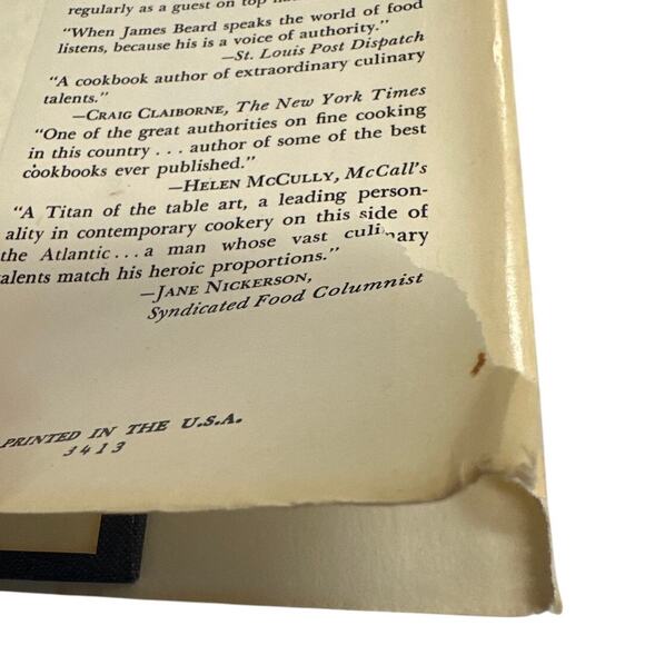 The James Beard Cookbook 1st Edition 1970 Hardcover Book Club w/Dust Jacket - Picture 8 of 9